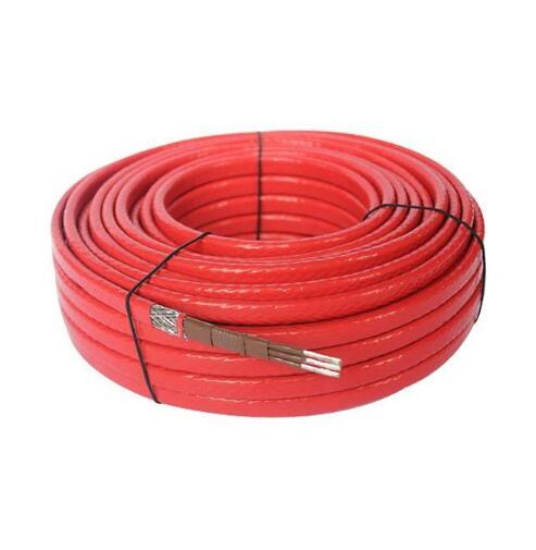 Self-limiting low temperature heating cable